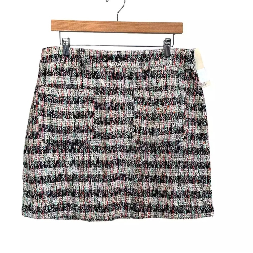 Scotch & Soda Multicolor Tweed Mini Skirt - Picture 7 of 12